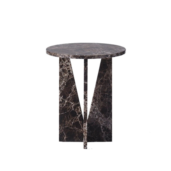 V Side Table Dark Emperador - ökenhem