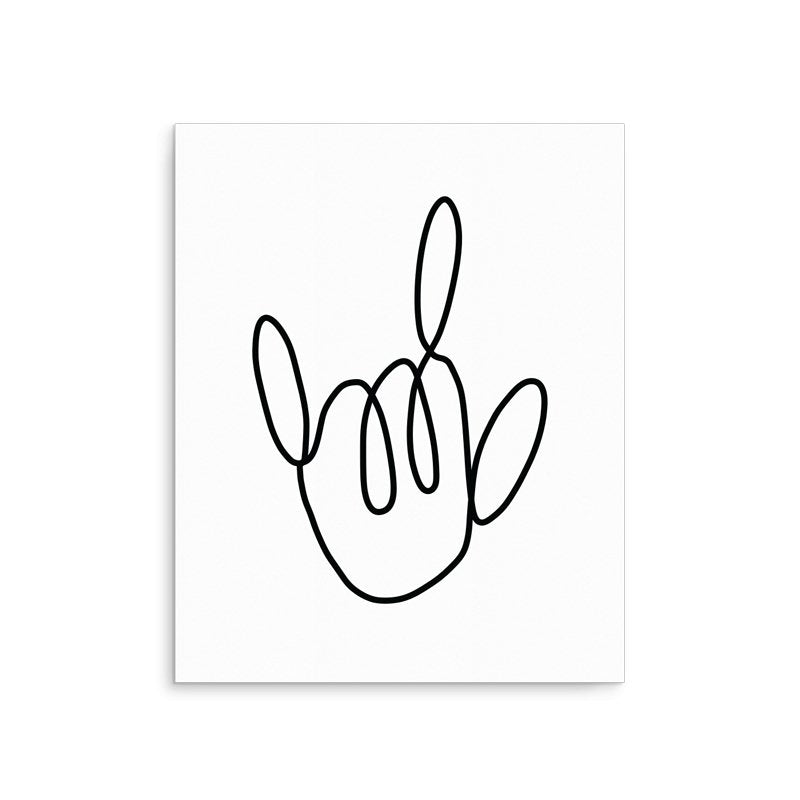 ASL I Love You Art Print - Field Study