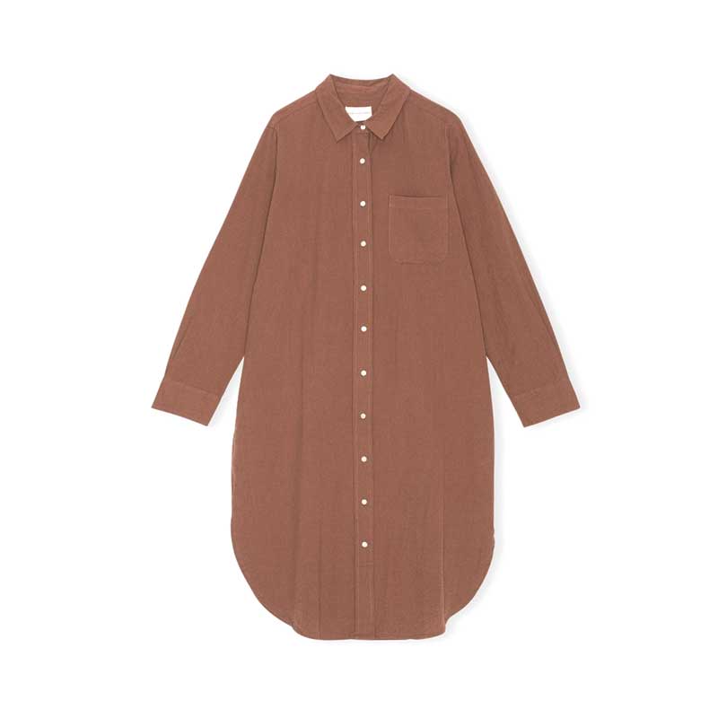 Chestnut Shirt Dress - ökenhem