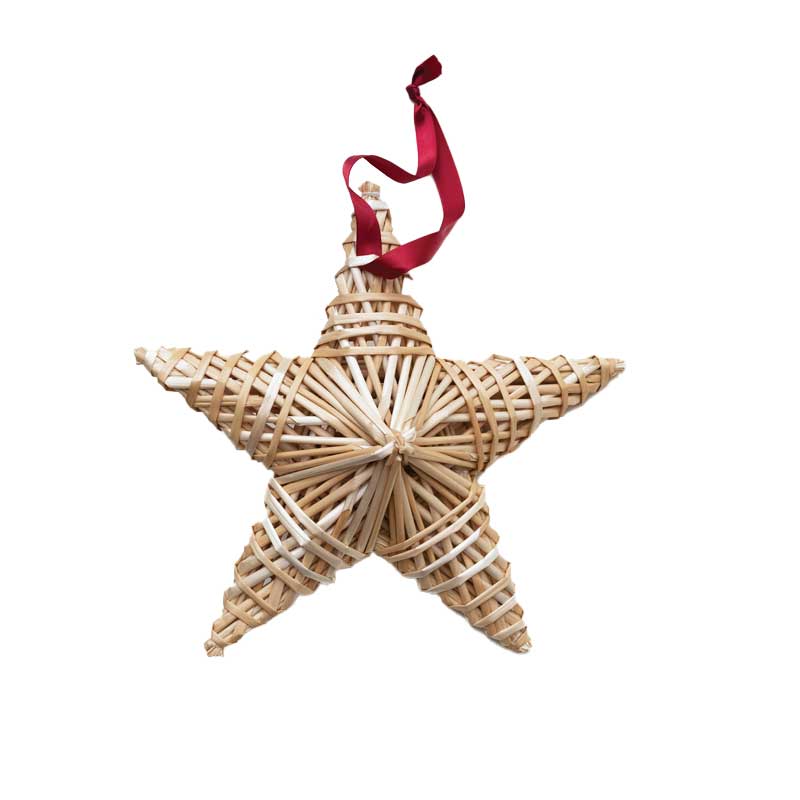 Handmade Straw Star Ornament - ökenhem
