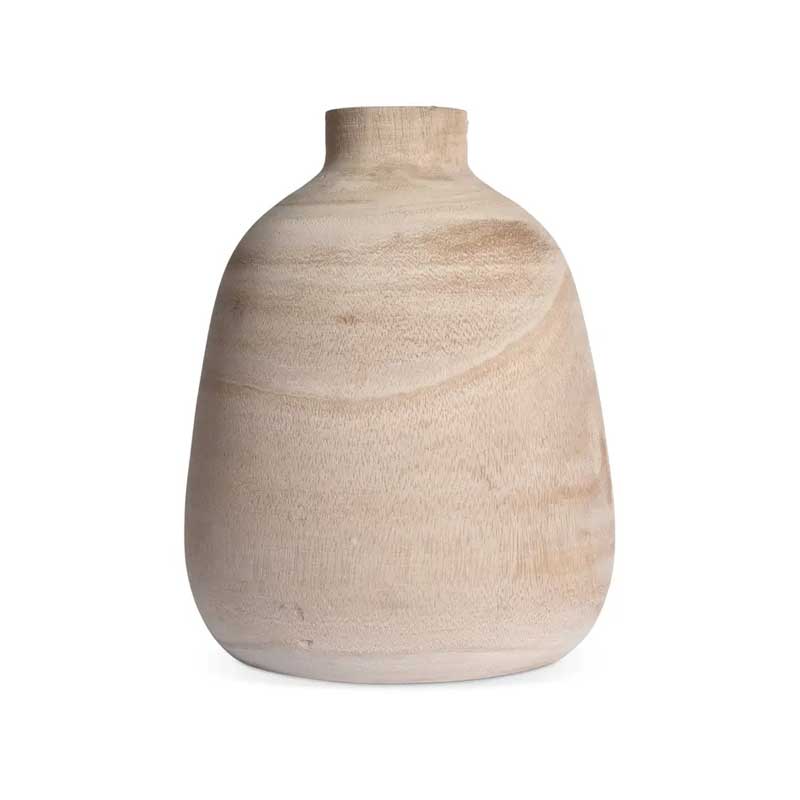 Natural Wood Vase - ökenhem
