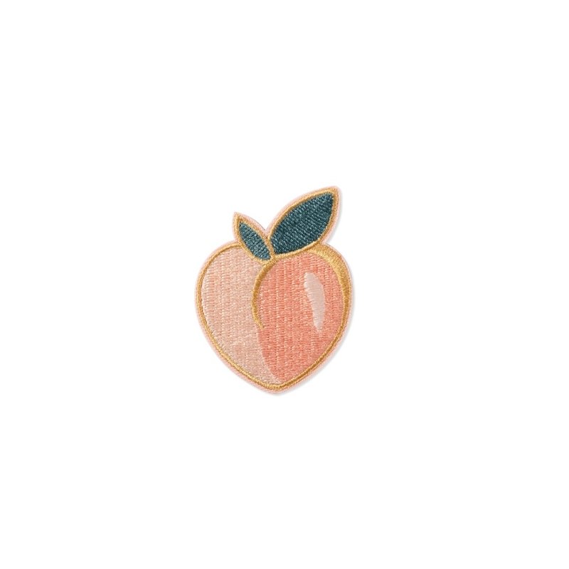 Peach Embroidered Patch - Field Study