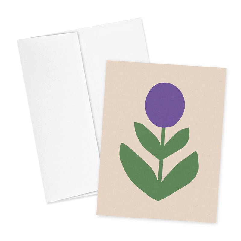 Polka Dot Flower Notecard - ökenhem