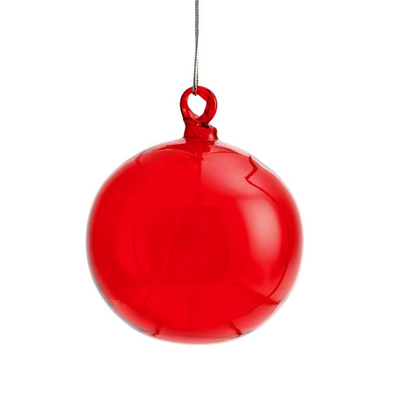 Red Blown Glass Ornament - ökenhem