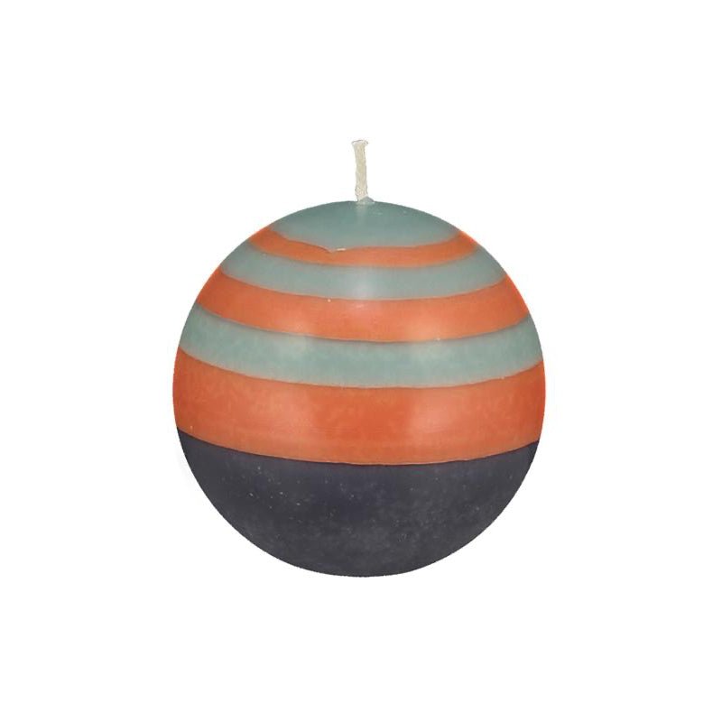 Small Striped Ball Candle - Field Study